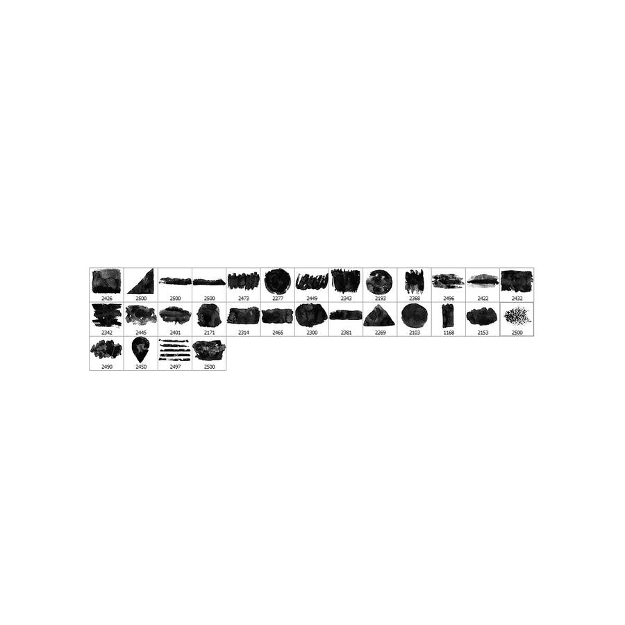 30 Artistic - Photoshop Stamp Brushes Vol2
