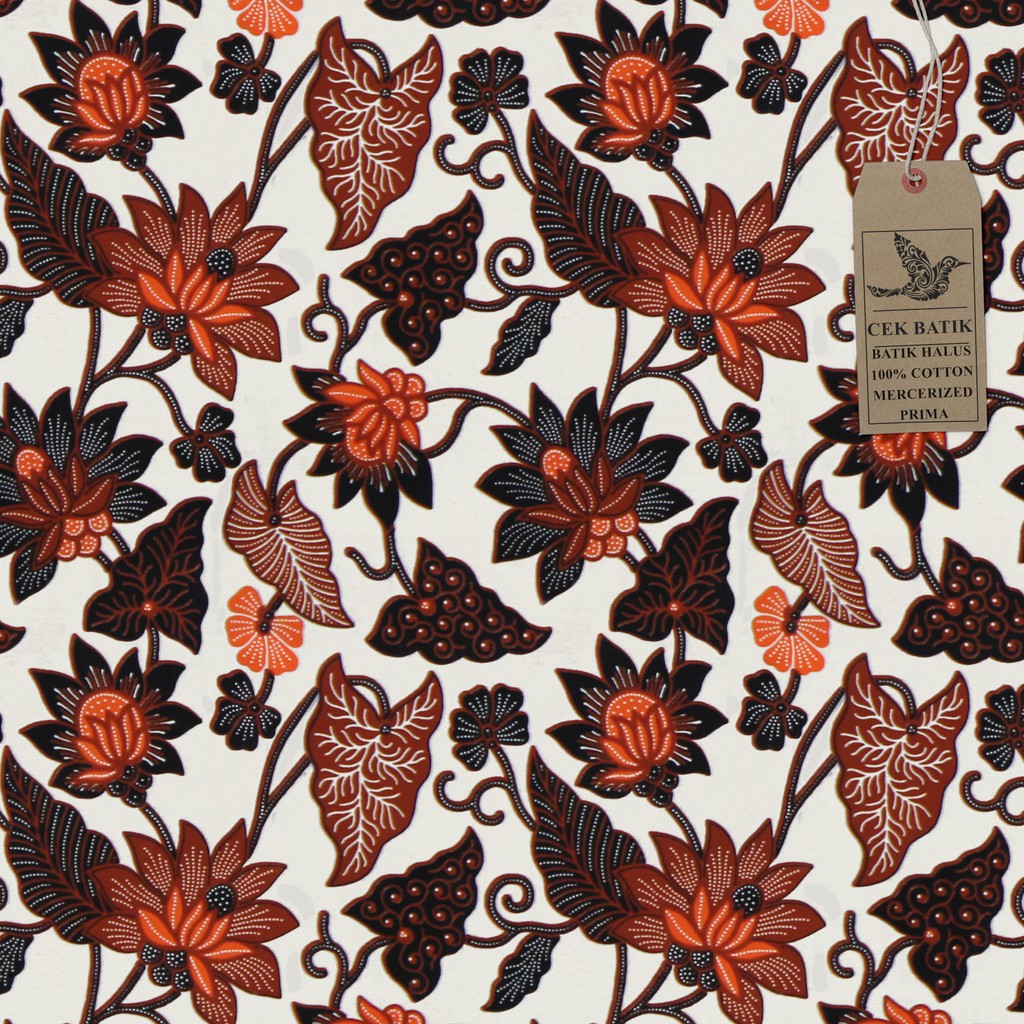 Detail produk dari Cek Batik  Kain  Motif Batik  Unik Bunga 