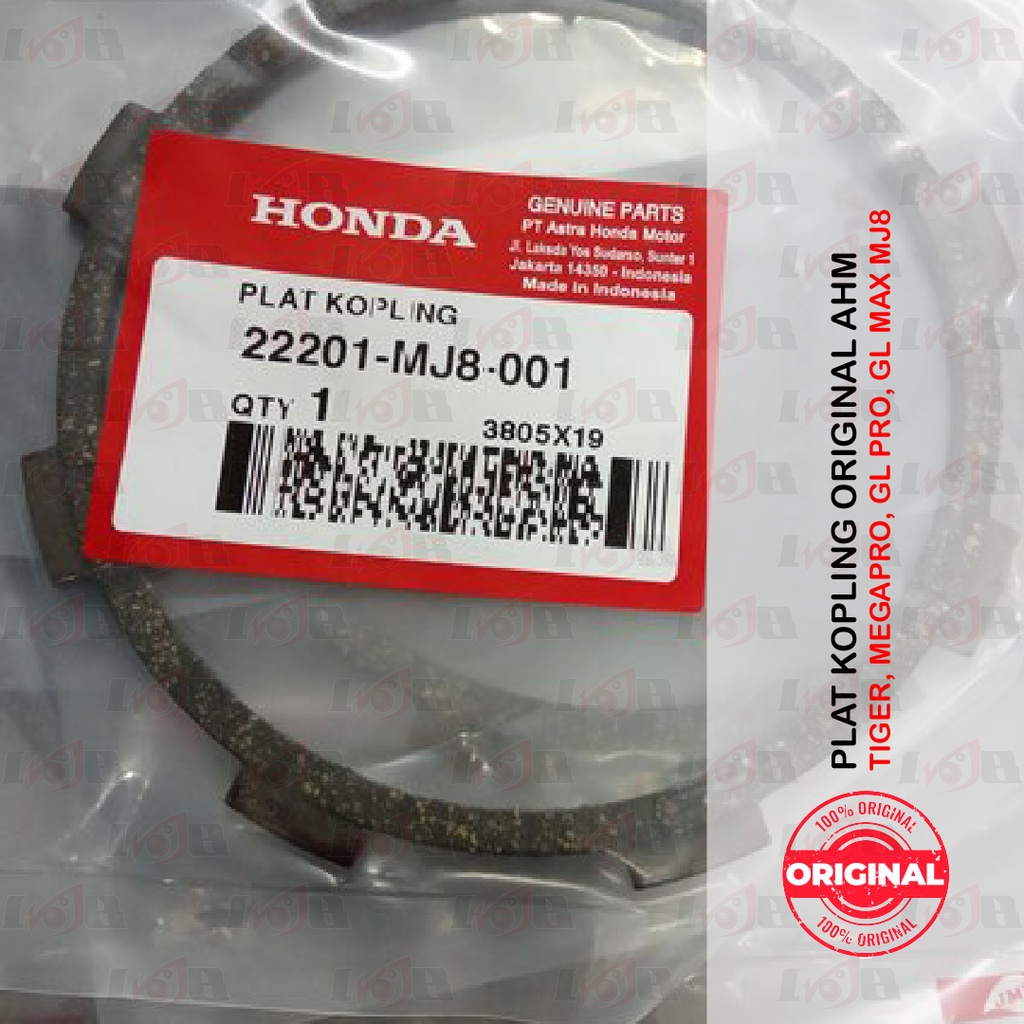 Kampas Plat Kopling Tiger MegaPro GL Pro GL Max Original AHM Honda Asli