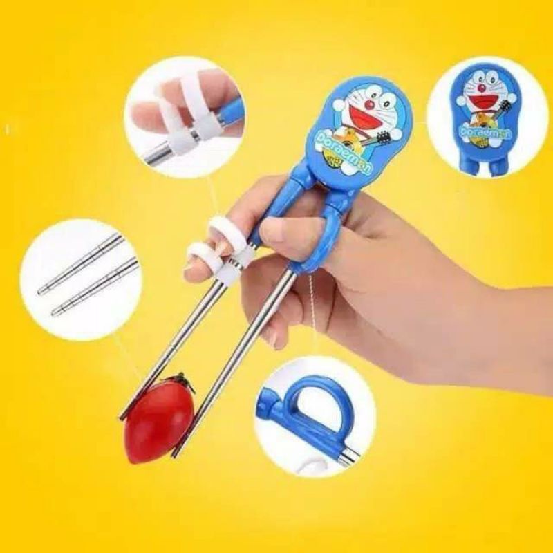 (READY BANDUNG Training chopstick sumpit belajar anak balita / sumpit latihan untuk anak BENTO UMPIT