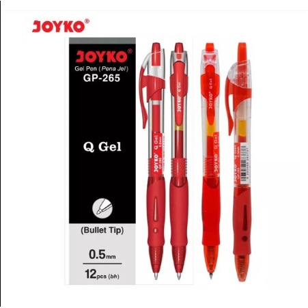 

qwe Gel Pen / Pen Gel Joyko GP-265 (1 Box Isi 12 Pcs)