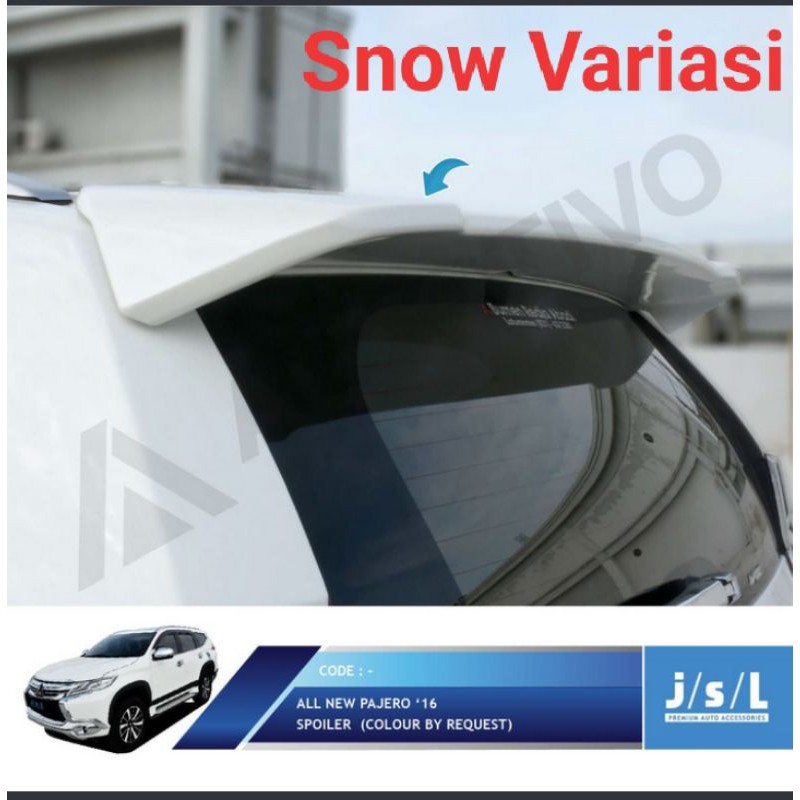 All New Pajero sport spoiler JSL