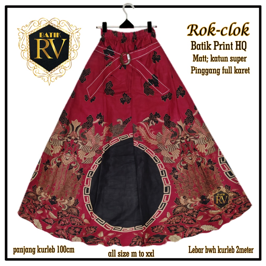 BAWAHAN ROK BATIK TERBARU Rokbatikterbaru Bahawanterlaris Roksoganbatik Rokklok Batikrok Bawahan Batik Klok payung Batikpayung Rokpayung Rok Batikasli-motif5