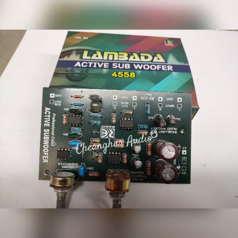 Kit Power Amplifier Speaker Aktif Subwoofer 2.1 Channel