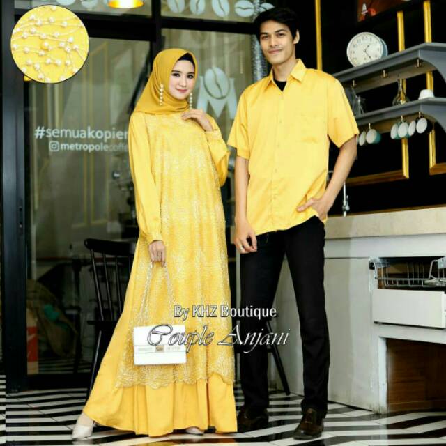 Couple Anjani Syari by KHZ Boutique Gamis Couple