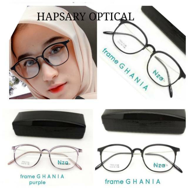 Frame Kacamata Wanita Minus, Kaca mata Anti Radiasi, Kacamata Trendy, Kaca mata Terbaru &amp; Elegant