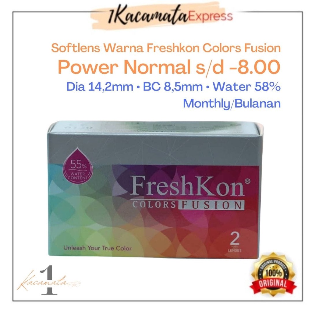 Softlens Warna Freshkon Colors Fusion Monthly Bulanan