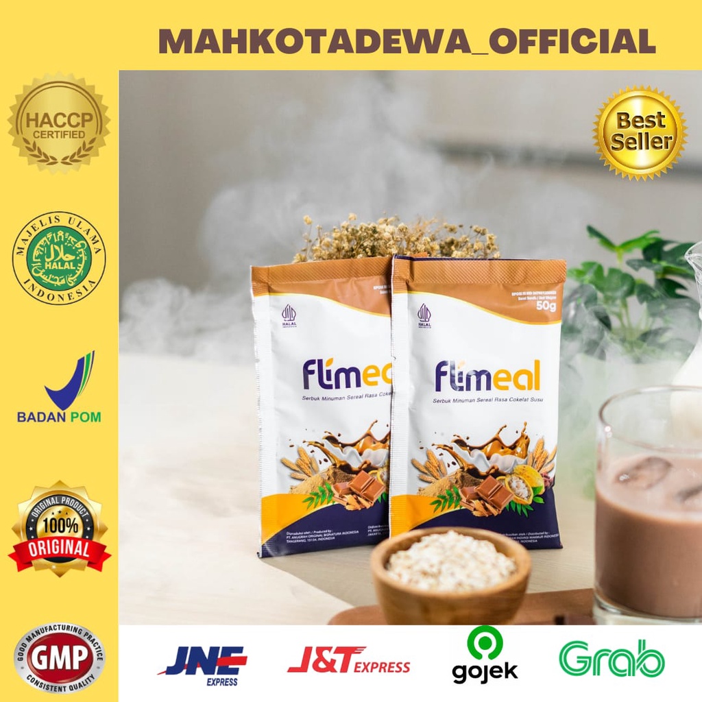 

FLIMEAL MEAL REPLEACEMENT (Isi 1 Sachet) BPOM, MUI HALAL