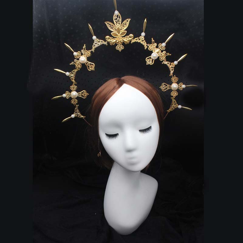 Deartiara DIY Crown Headdress Accessories Homemade Lolita Goddess Circle Halo