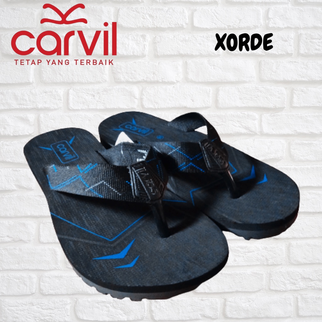 CARVIL TANGGUNG XORDE/Sandal Carvil Jepit/sandal termurah/sandal karet/sandal pria/sandal wanita/san