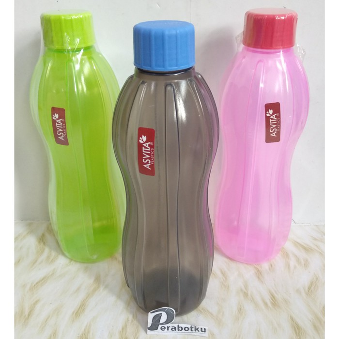 Botol Minum Neon 800Ml Asvita/ Botol Air Plastik Warna