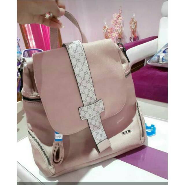 Ts106 tas enji palomino backpack momo Shopee Indonesia