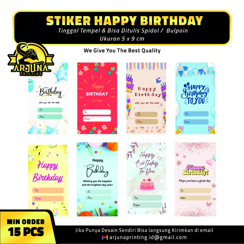

STIKER HAPPY BIRTHDAY - GIFT STIKER - STIKER UCAPAN BIRTHDAY - AESTHETIC - STIKER UCAPAN ULANG TAHUN - STIKER BIRHTDAY - STIKER ULANG TAHUN - STIKER HAPPY BIRTHDAY - STIKER GIFTFREE DESIGN