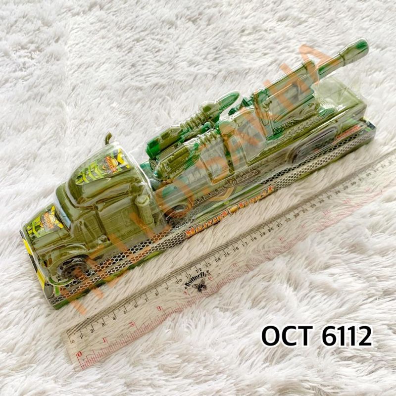 MAINAN OCT 6112 TRUK MILITER ANGKUT RUDAL ROKET ROCKET TRUCK PERANG MILITARY TENTARA LORENG PERANG-P