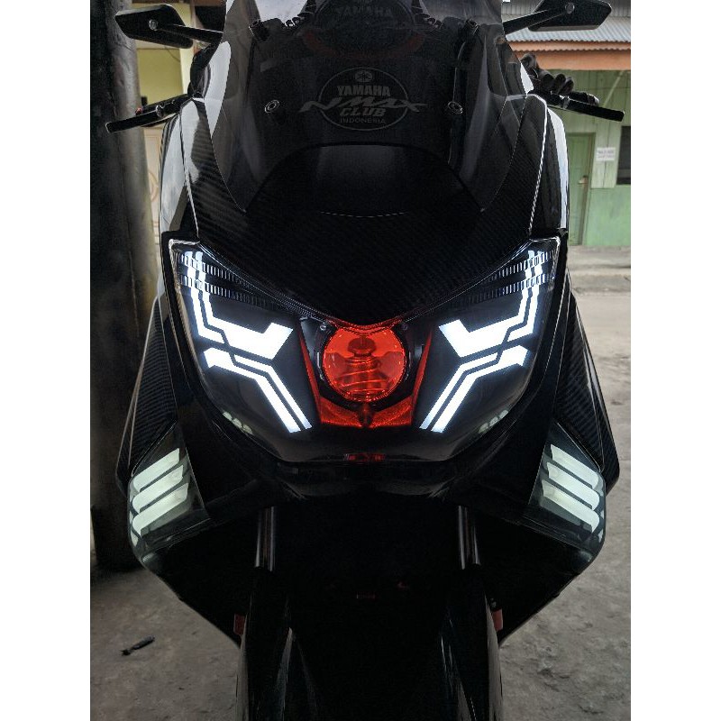 headlamp nmax custom proji lampu depan nmax proji custom
