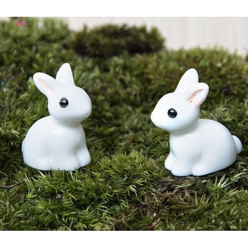 Miniatures - Terrariums - Fairy Garden - Animal_Bunny (1pc)