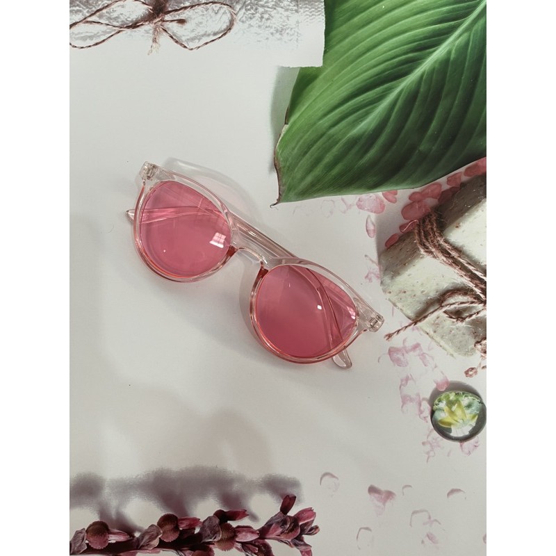 FATWANNISA - KOREA - 1 KACAMATA KOREA BULAT-Pink