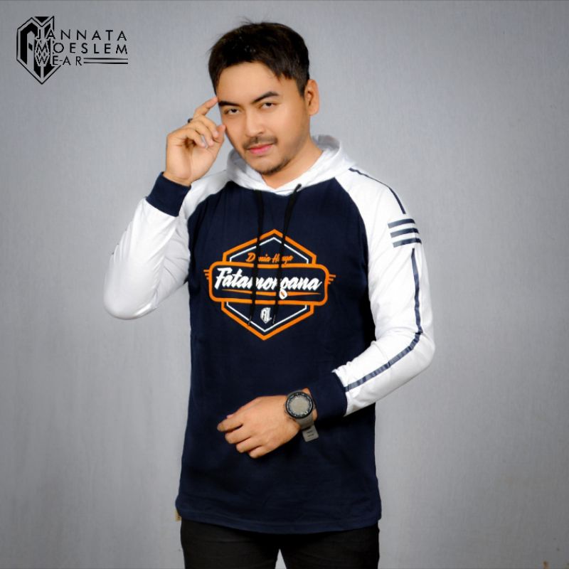 KAOS DAKWAH PRIA | BAJU MUSLIM | ATASAN ISLAMI HOODIE | ALJANNATA - FATAMORGANA-3