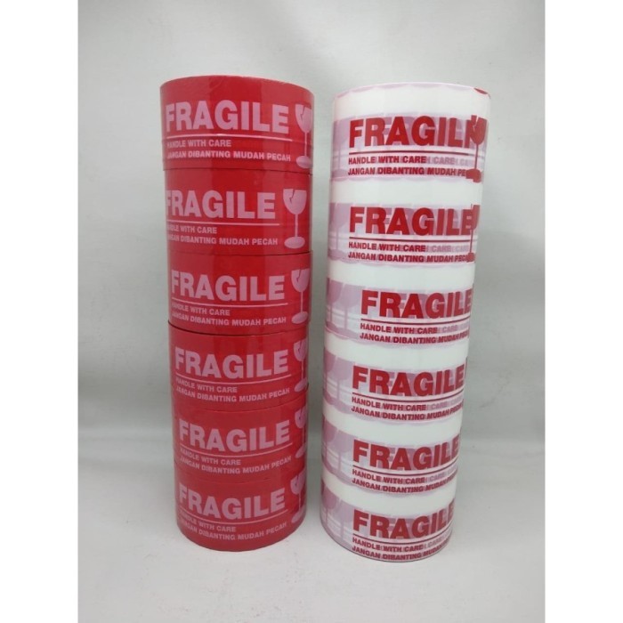

lakban fragile merah-lakban fragile putih-solatip
