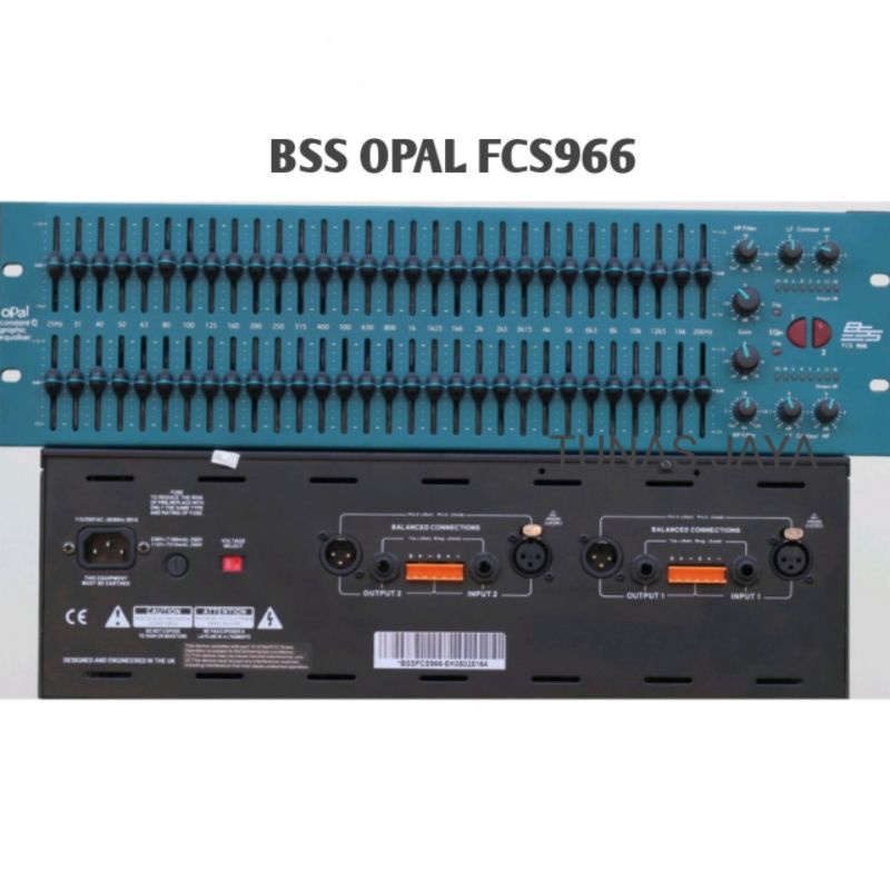 EQUALIZER BSS OPAL FCS966 EQUALIZE OPAL FCS 966