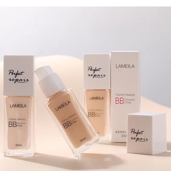 LAMEILA BB Cream Matte Long Lasting Perfect Repair Clarity Beauty Rumah Cantik 354 Medan Foundation Lameila LM-3019 / LM 3019 / LM3019 Makeup Penutup Noda Hitam Bekas Jerawat