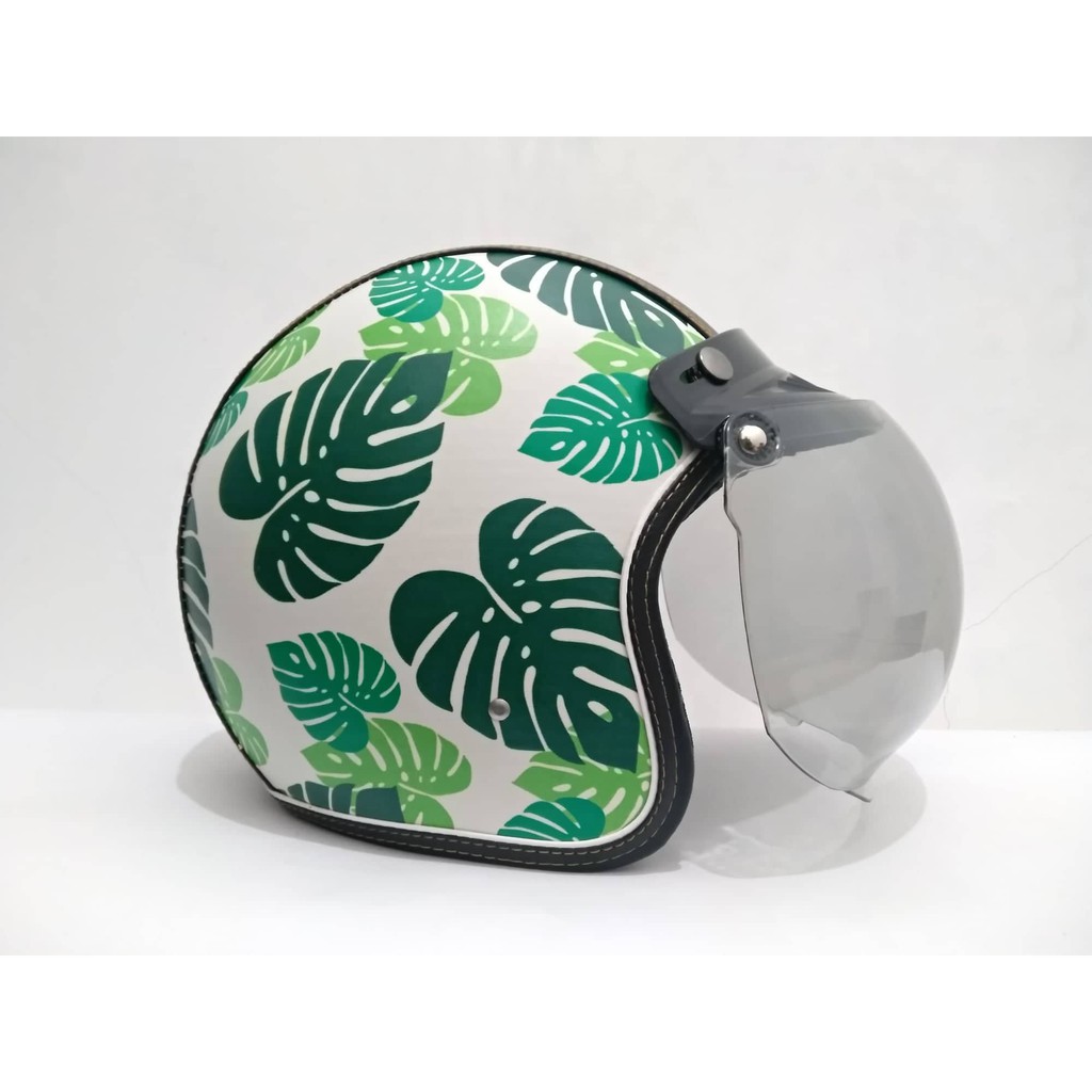 Helm Bogo Kulit Monstera Unik