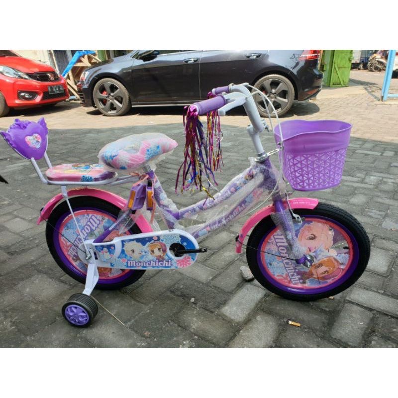 Sepeda Anak Mini Monchichi Frozen 16