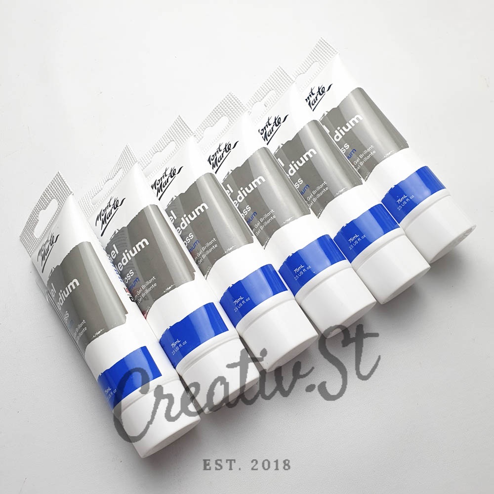 

RK MONT MARTE Acrylic Gel Medium Gloss Matte Premium 75Ml Mamd0004 Mamd005