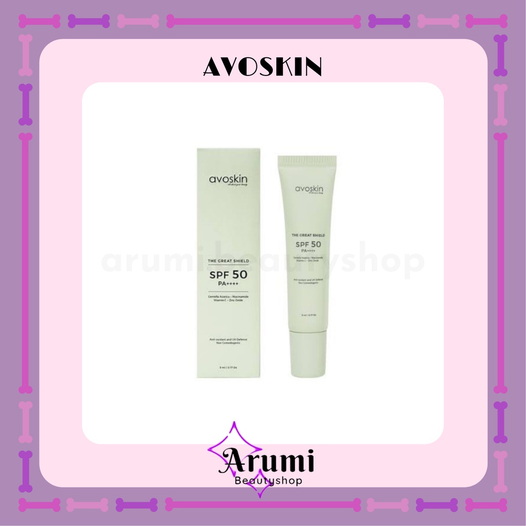 AVOSKIN THE GREAT SHIELD SUNSCREEN SPF 50