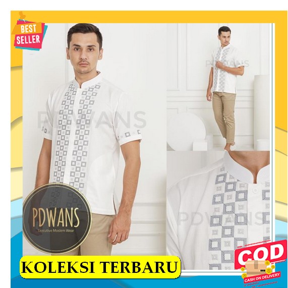 Koko Batik||Koko Batik Pria Lengan Panjang||Koko Orang Tua Lengan Panjang||Koko Modern Bordir Lengan