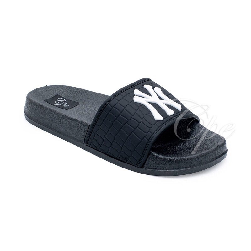 CALL SLPT NY LOGO Sandal Slop Slip On Teplek Wanita Sandal Cewek-2