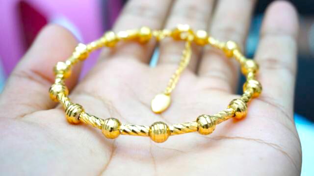 Gelang Fashion Wanita / Gelang Bangkok lapis emas