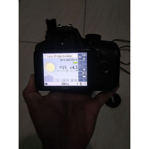 Nikon D3200 layar bersih gak vignet