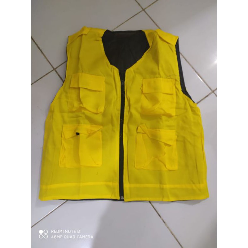 rompi polos#rompi dril#kuning