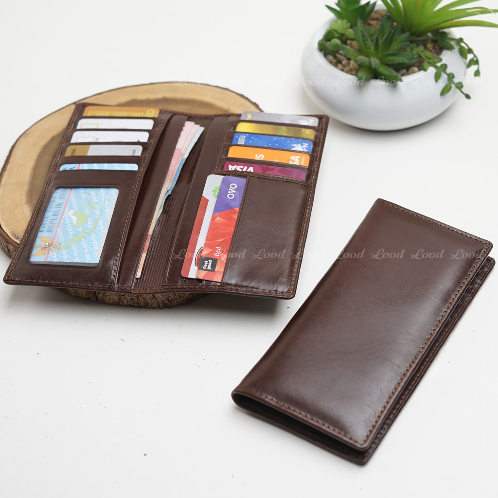 DOMPET SOWHY PANJANG KULIT ASLI PRIA WANITA UNISEX ORIGINAL 100% LONG WALLET - 10000% KULIT ASLI GRATIS UKIR NAMA