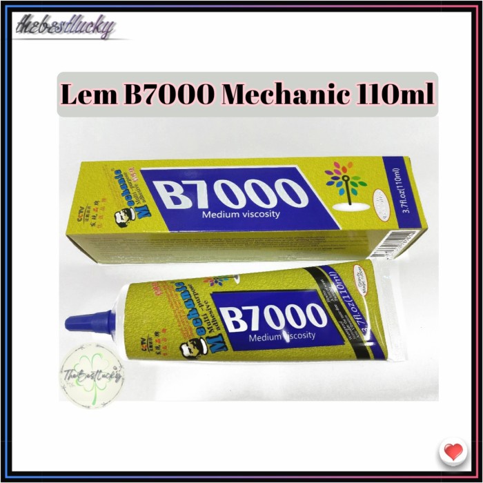

Lem B7000 100ml Mechanic Multi fungsi Lem B7000 Cair Bening ORI