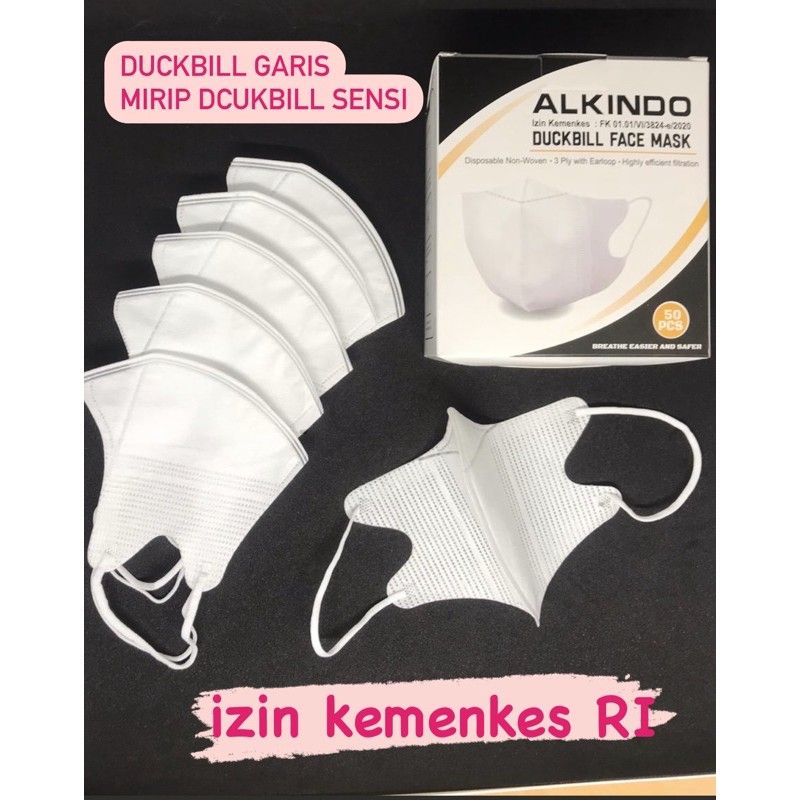 COD ✓ MASKER Duckbill  isi 50 Pcs