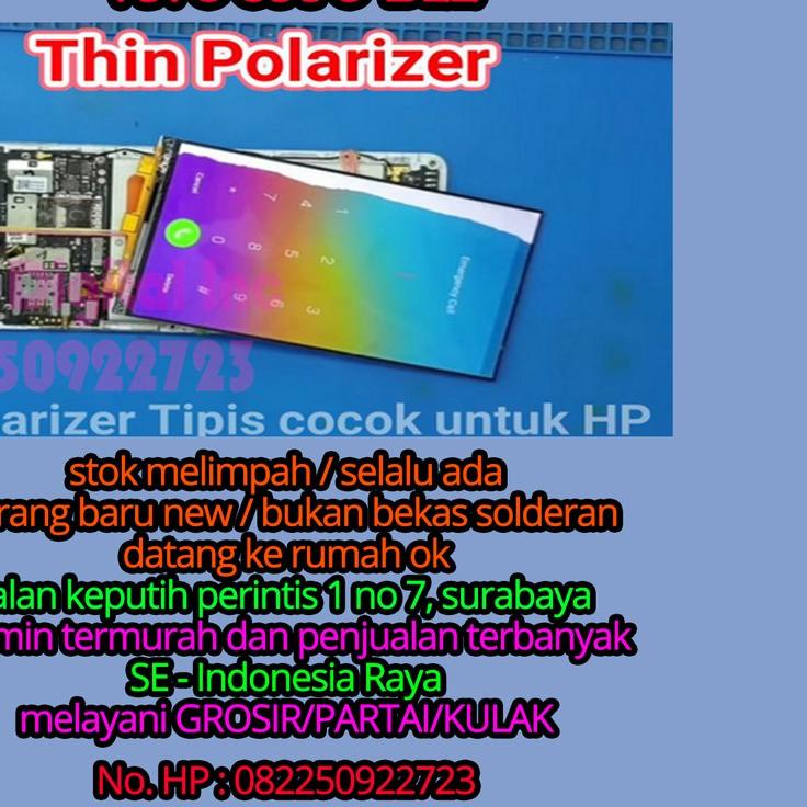 ➽ Polarizer LEMBARAN Tipis 15 cm * 15 cm, 20 cm * 20 cm, 25 cm Polaris LCD Polariser untuk HP MURAH ♀