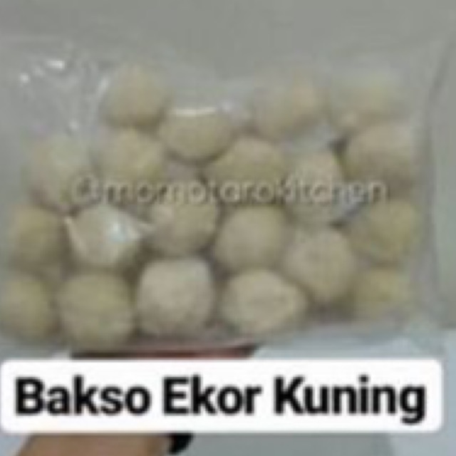 

Bakso ekor kuning homemade