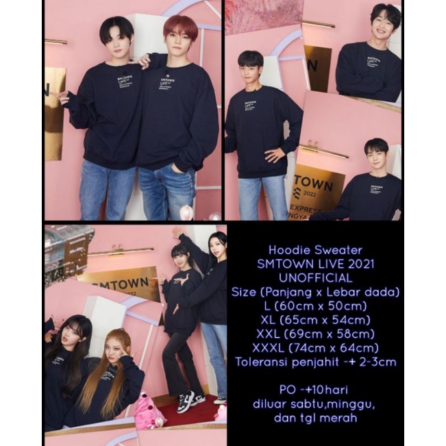 HOODIE SWEATER SMTOWN LIVE 2022 SMCU EXPRESS @KWANGYA UNOFFICIAL