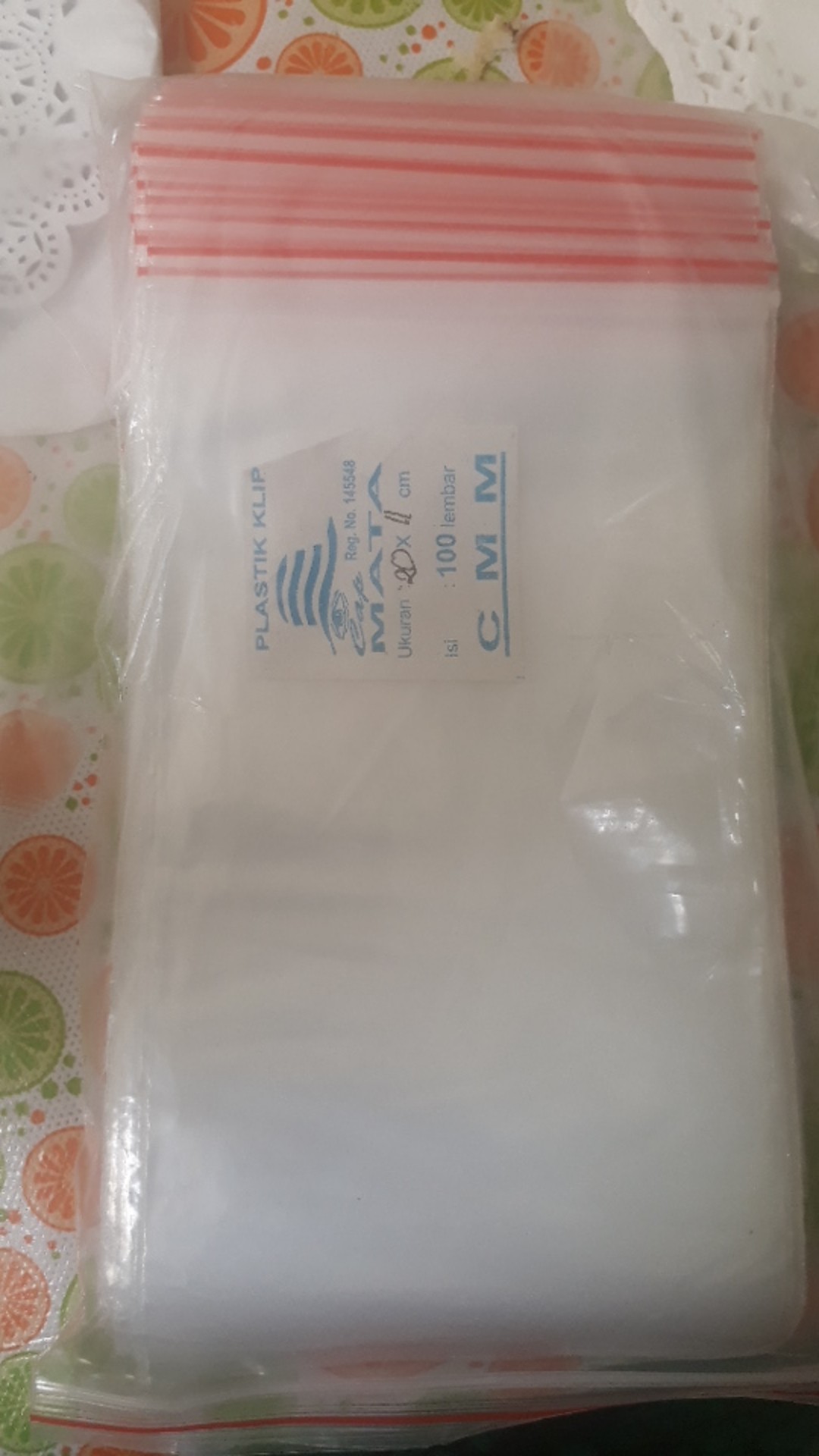 Plastik Klip Mata @100 Pcs Etalase 2 [per 1 Pack]