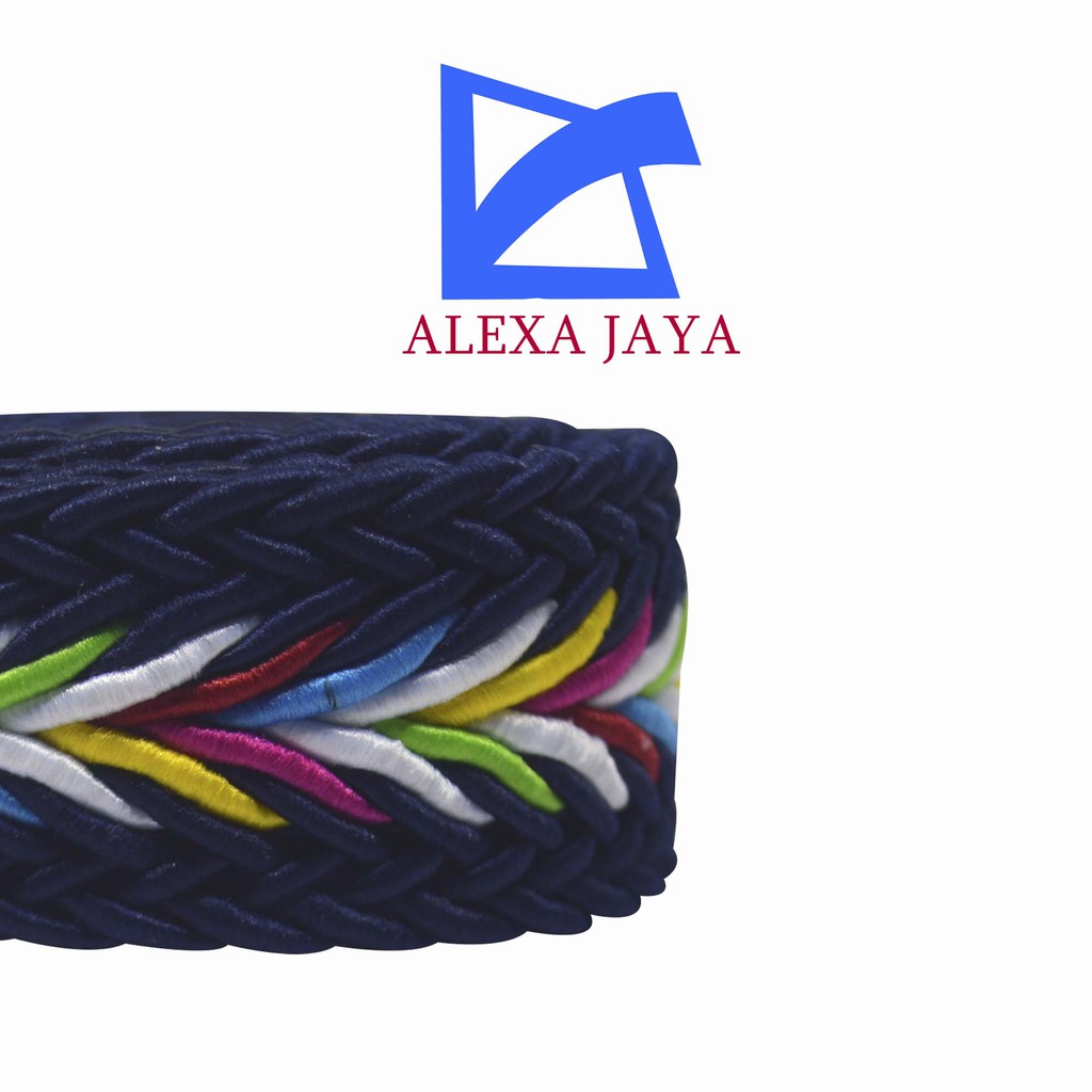 

TALI WEBBING KEPANG 3.0 CM NAVY WARNA WARNI