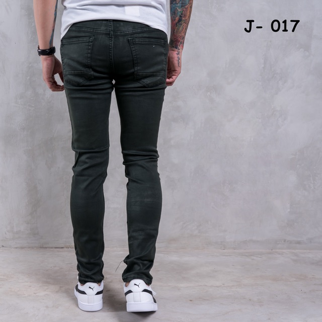 KBCollections Celana Jeans Pria Hijau