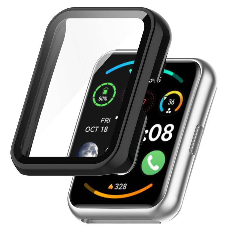 Pelindung Layar Tempered Glass bumper Full cover Untuk HUAWEI Watch Fit 2 ES