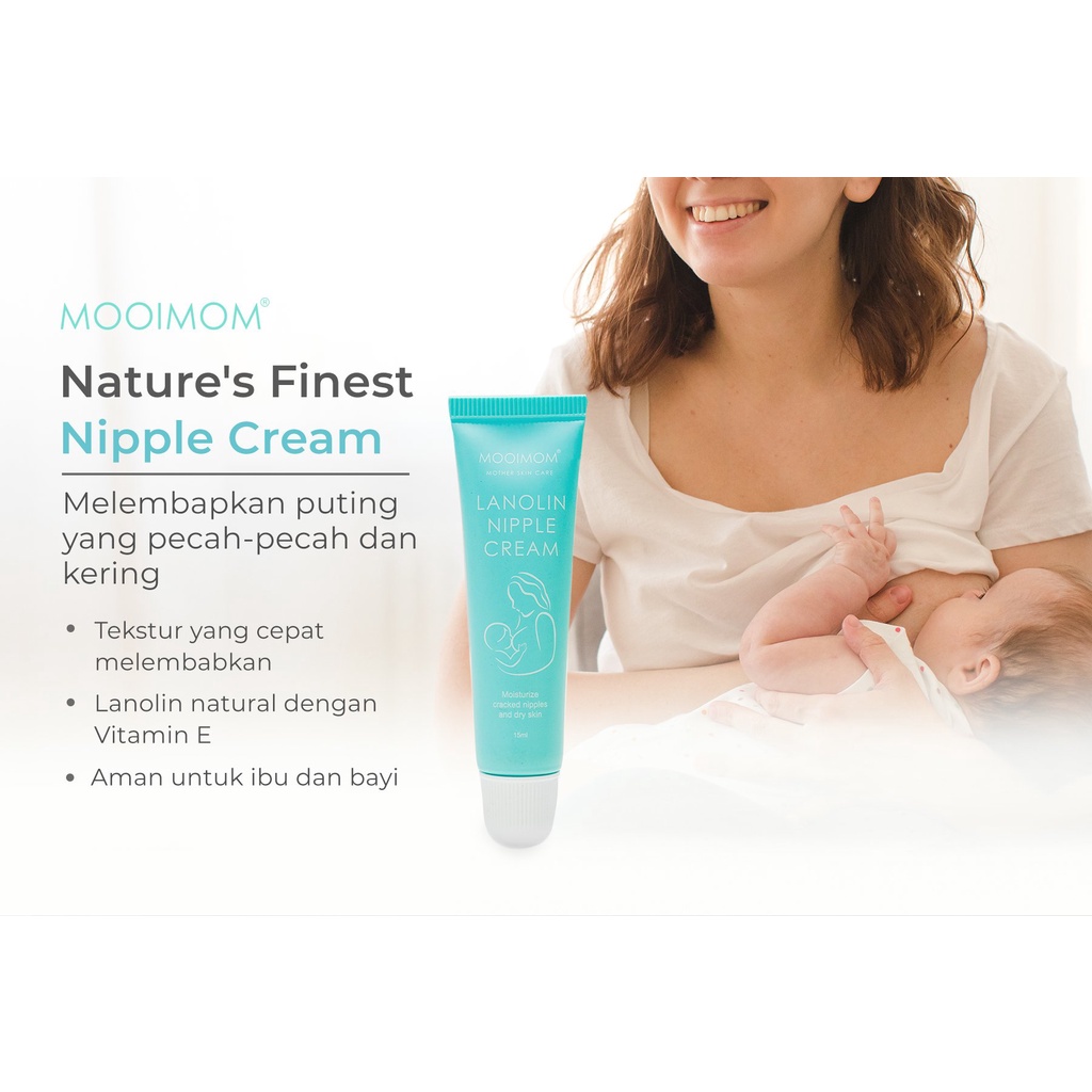 [PROMO]Mooimom Lanolin Nipple Cream 15ml