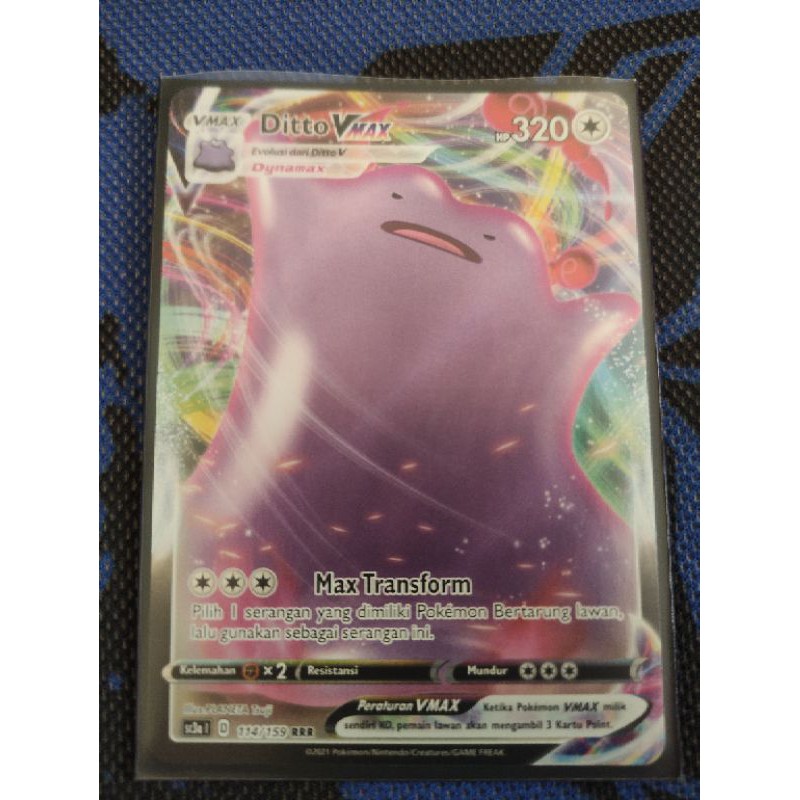 kartu pokemon ditto vmax