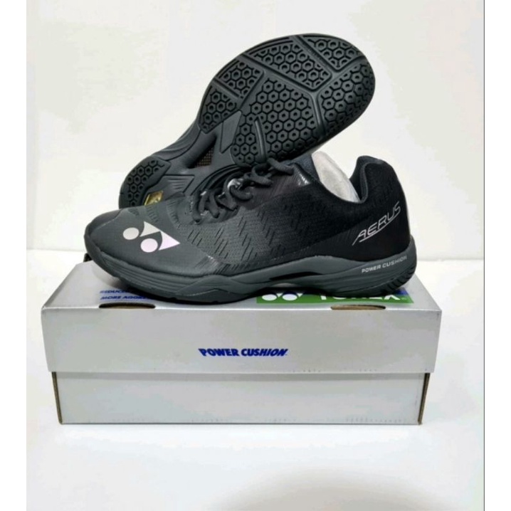 SEPATU BADMINTON YONEX AERUS Z DARK GREY