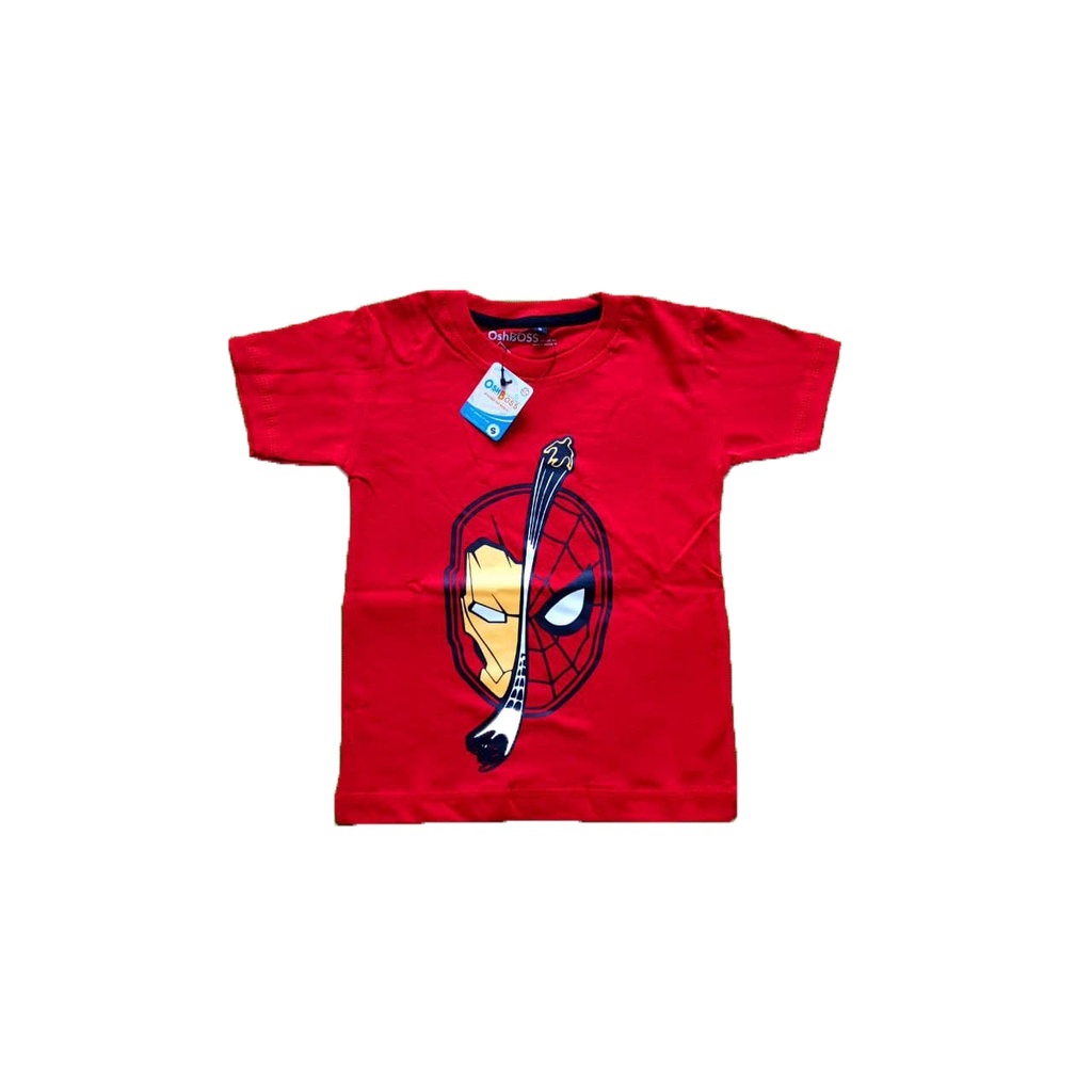 Baju / Kaos Distro Anak Laki Laki dan Perempuan/ Unisex / Baju / Motif Ironman-2