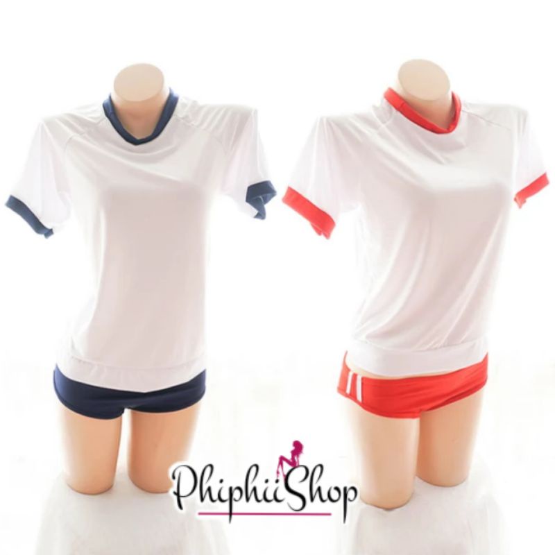 Cosplay Anime Seragam Olahraga Jepang Bulma Baju Renang Training Set Baju Celana