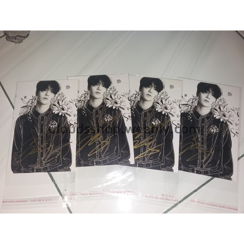 Yesung Signed Photo SPRING FALLING